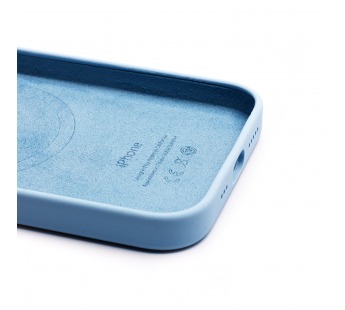 Чехол-накладка ORG Silicone Case SafeMag с анимацией для "Apple iPhone 14" (sky) (227993)#2073667