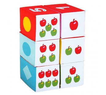 Кубики Три Кота Математика (6шт,10см) 473 (Мякиши), шт#1983345