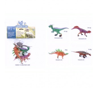 Набор "Динозавры" L01-10 (4шт) в пакете, шт#1979392