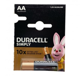 Батарейка LR6 Duracell Simply отрывной#1999845
