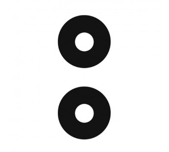 Стекло камеры для Samsung A035F Galaxy A03 (черный) (комплект 2шт)#2101805