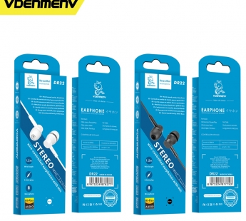 Наушники с микрофоном DENMEN DR22 (черный)#1986418