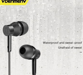 Наушники с микрофоном DENMEN DR22 (черный)#1986419