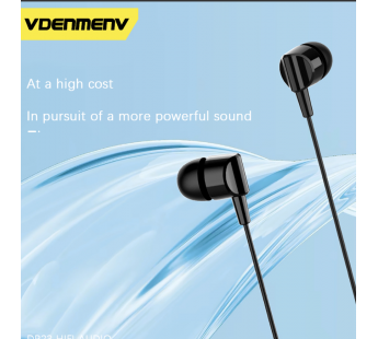 Наушники с микрофоном DENMEN DR23 (черный)#1982358