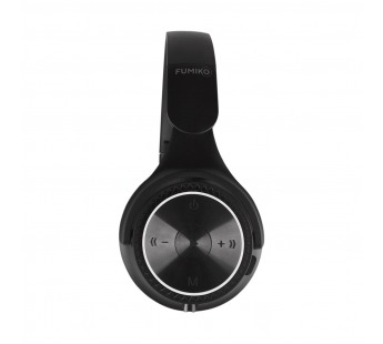 Полноразмерные беспроводные наушники FUMIKO Harmony (4ч/300 mAh/Bluetooth/AUX) черные#1989108