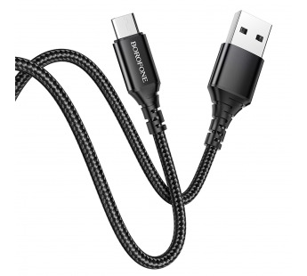 Кабель USB - micro USB Borofone BX54 Ultra bright (повр. уп.) 100см 2,4A  (black) (229186)#1983657