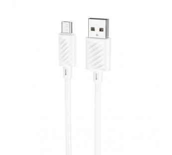 Кабель USB - micro USB Hoco X88 (повр.уп.) 100см 2,4A  (white) (229205)#1986544