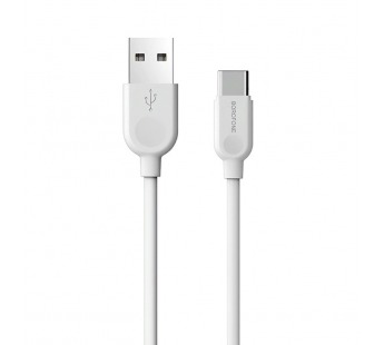 Кабель USB - Type-C Borofone BX14 (повр. уп) 300см 3A  (white) (229203)#1986547
