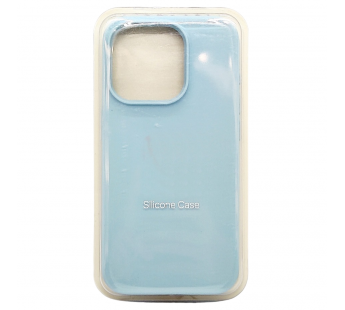 Чехол Silicone Case для iPhone 15 Pro Max голубой#2029151