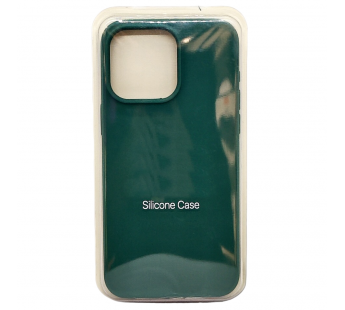 Чехол Silicone Case для iPhone 15 Pro зеленый#2029146