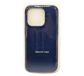 Чехол-накладка Silicone Case Apple iPhone 15 Pro синий#2097845