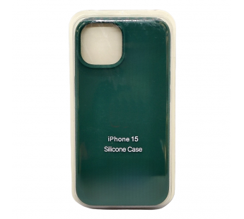Чехол Silicone Case для iPhone 15 зеленый#2029128