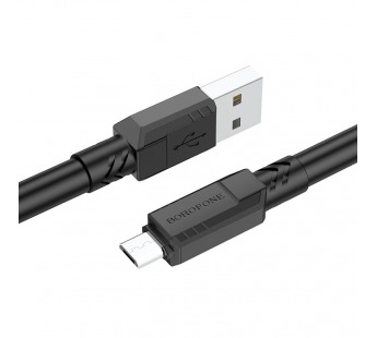 Кабель USB - micro USB Borofone BX81 (повр. уп.) 100см 2,4A  (black) (229215)#1988206