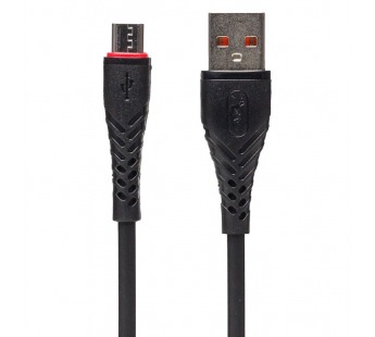 Кабель USB - micro USB SKYDOLPHIN S02V (повр.уп) 100см 3A  (black) (229227)#1988205