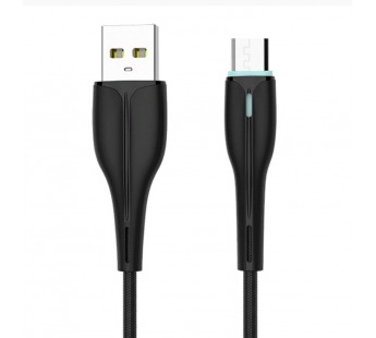 Кабель USB - micro USB SKYDOLPHIN S48V (повр. уп.) 100см 3A  (black) (229226)#1988202