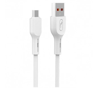 Кабель USB - micro USB SKYDOLPHIN S58V (повр.уп.) 100см 2,4A  (white) (229235)#1984468