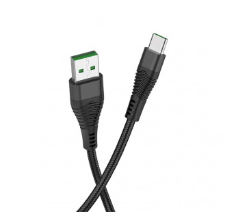 Кабель USB - Type-C Hoco U53 Flash (повр. уп.) 120см 5A  (black) (229224)#1983475
