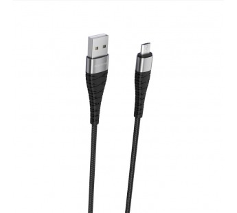 Кабель USB - micro USB Borofone BX32 Munificent (повр. уп) 100см 2,4A  (black) (229272)#1987864