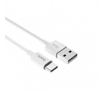 Кабель USB - Type-C Hoco X23 Skilled (повр. уп) 100см 2,1A  (white) (229266)#1988034
