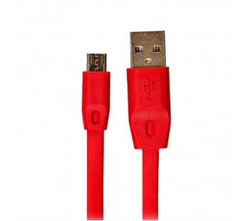 Кабель USB - micro USB Brera Black Diamond (повр.уп) 100см 1,5A  (red) (229326)#1988288