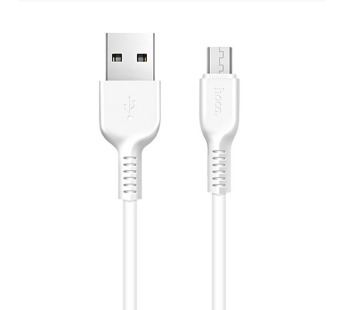 Кабель USB - micro USB Hoco X13 Easy (повр. уп) 100см 2,4A  (white) (229334)#1987925