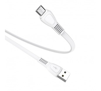 Кабель USB - micro USB Hoco X40 Noah Charging (повр. уп) 100см 2,4A  (white) (229478)#1987959