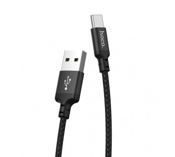 Кабель USB - Type-C Hoco X14 Times Speed (повр. уп) 100см 3A  (black) (229319)#2034424