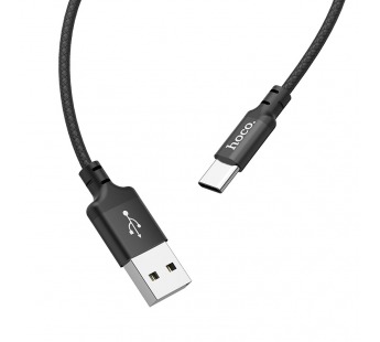 Кабель USB - Type-C Hoco X14 Times Speed (повр. уп) 100см 3A  (black) (229319)#2034425