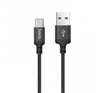 Кабель USB - Type-C Hoco X14 Times Speed (повр. уп) 100см 3A  (black) (229319)#2034430