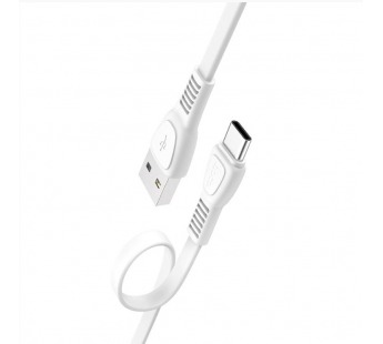 Кабель USB - Type-C Hoco X40 Noah Charging (повр. уп) 100см 2,4A  (white) (229476)#1988032