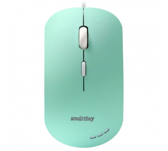 Мышь проводная беззвучная с подсветкой SmartBuy 288 (зеленый) (SBM-288-LG)#2020672