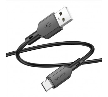 Кабель USB - Type-C Borofone BX70 (повр. уп) 100см 3A  (black) (229507)#1986523