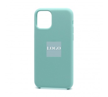 Чехол Silicone Case с лого для Apple iPhone 11 Pro/5.8 (044) мятный#1986591