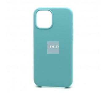 Чехол Silicone Case с лого для Apple iPhone 12 Pro Max/6.7 (021) мятный#1986594