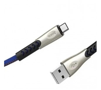 Кабель USB - micro USB Hoco U48 (повр. уп.) 120см 2,4A  (blue) (229874)#1987337