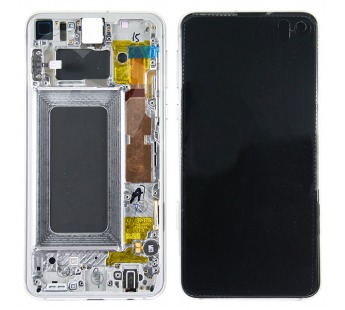 Дисплей для Samsung Galaxy S10e (G970F) модуль с рамкой Белый - OR (SP)#2007665
