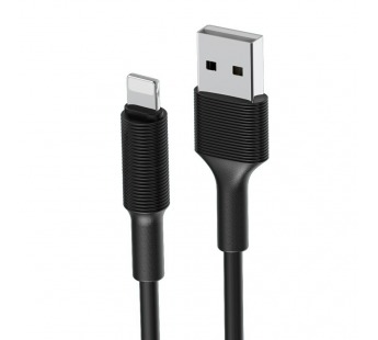 Кабель USB - Apple lightning Borofone BX1 (повр. уп) 100см 2A  (black) ()#1987170