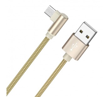 Кабель USB - micro USB Borofone BX26 Express (повр. уп) 100см 2,4A  (gold) (229941)#1987307
