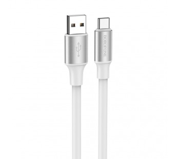 Кабель USB - Type-C Borofone BX82 (повр. уп.) 100см 3A  (white) (229940)#1987291