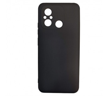 Чехол силиконовый Xiaomi Redmi 12C Silicone Cover Nano 2mm черный#1994054