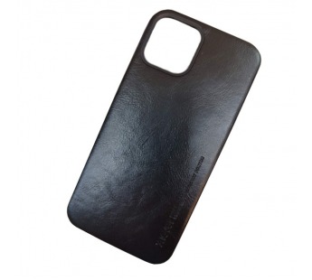Чехол силиконовый iPhone 12 X-level под кожу черный#1994211