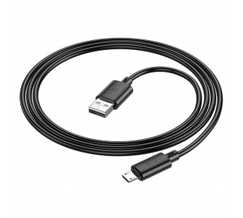 Кабель USB - micro USB Hoco X88 (повр.уп.) 100см 2,4A  (black) (230130)#2054094