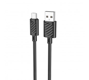 Кабель USB - micro USB Hoco X88 (повр.уп.) 100см 2,4A  (black) (230130)#2054095