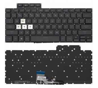 Клавиатура Asus TUF Dash F15 FX516PR черная с подсветкой клавиш#1989011