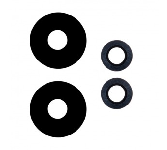 Стекло камеры для Infinix Note 30i (X6716) (комплект 4 шт.) Черный#2071432