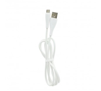 Кабель USB "WALKER" C305, 2.1А, Type-C, поддержка QC, белый#1994202