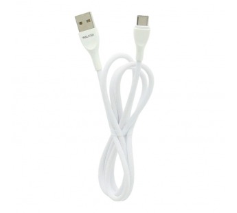 Кабель USB "WALKER" C565, 3.1А, Type-C, поддержка QC, белый#1994205