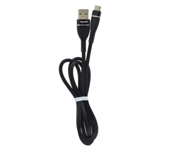 Кабель USB "WALKER" C580, 3.1А, Type-C, поддержка QC, черный#1994208