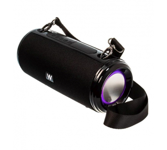 Колонка WALKER WSP-140, Bluetooth, 5Вт*2, подсветка, черная#1989818