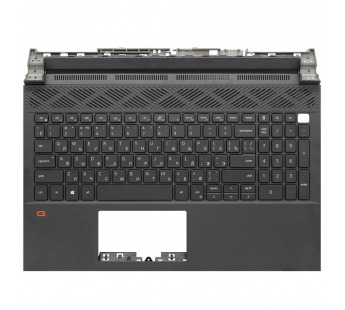 Топ-панель Dell G15 5510 серая с белой подсветкой#2171620